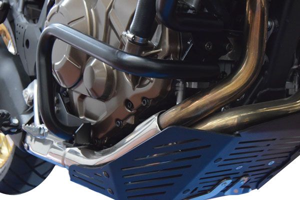 Barra protectora inferior para Honda CRF 1000 L Africa Twin, negra, par