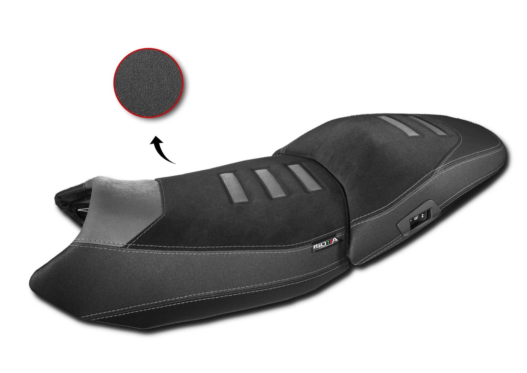 Funda de asiento rebajada en fibra 3D para BMW R 1300 GS