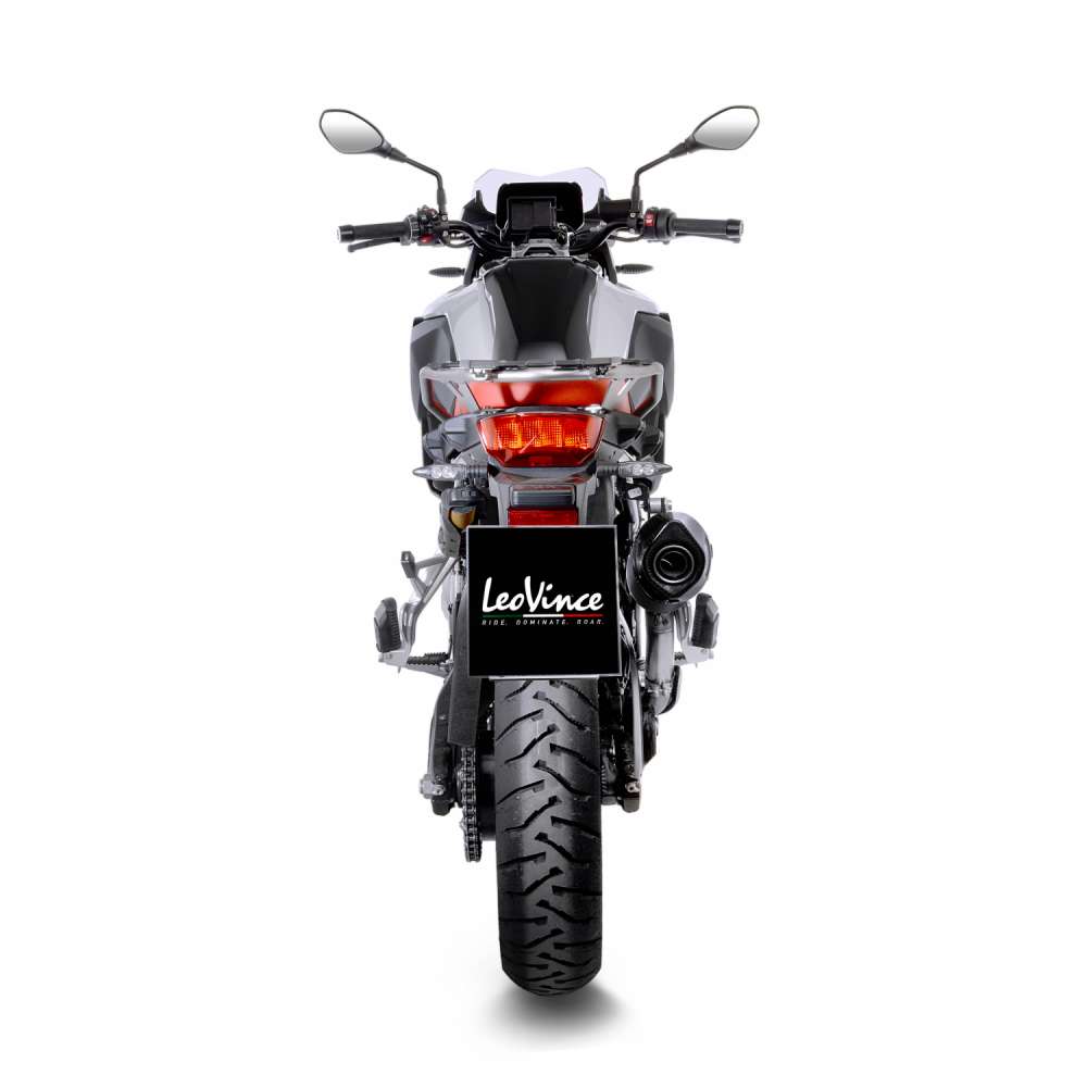 Escape LeoVince Nero para BMW F 750 GS /F 850 GS, negro, slip on, Euro4+5, E-certificate