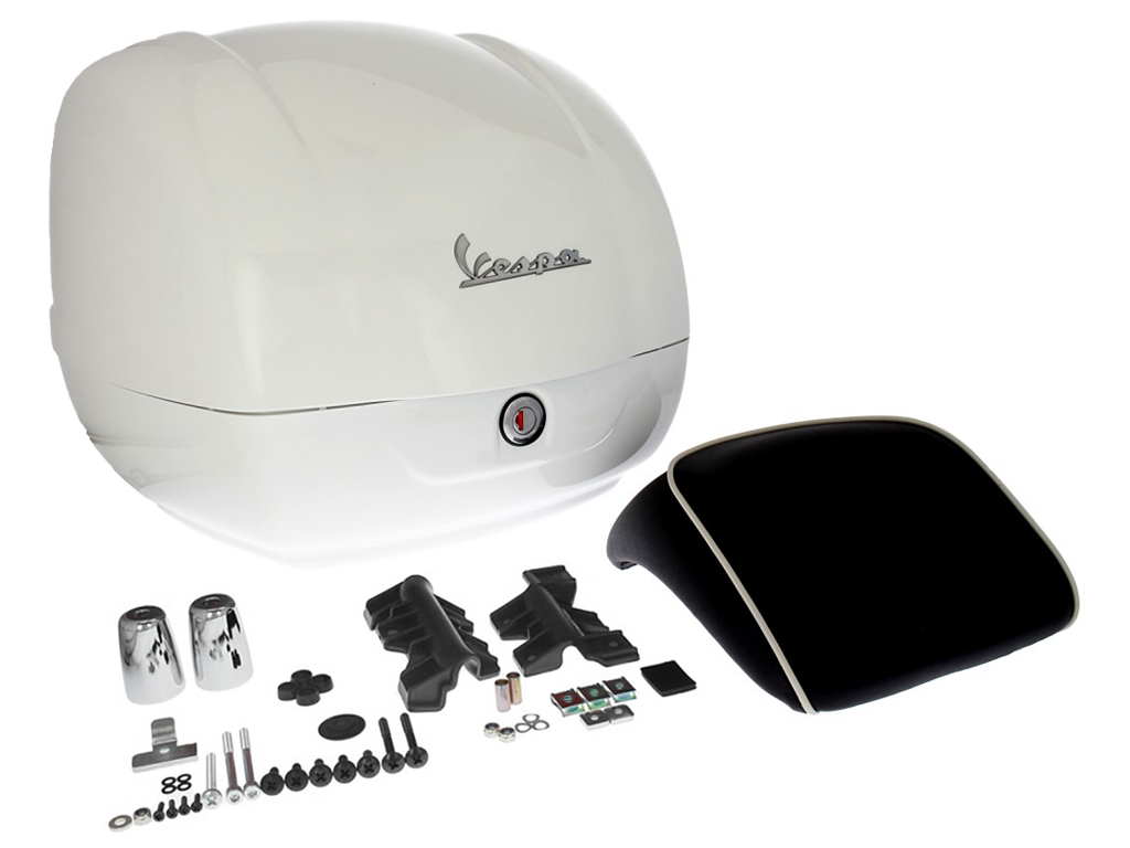Topcase original para Vespa GTS - blanco montebianco / innocenza 544 (desde 2014)