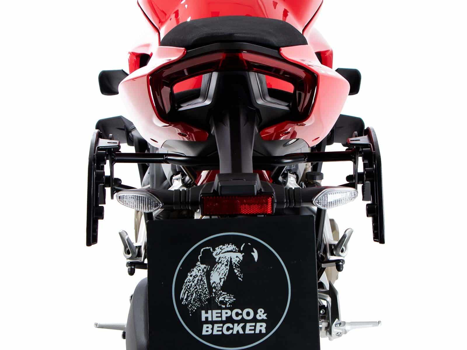 Soporte lateral C-Bow negro para Ducati Streetfighter V4 /S (20-24) Hepco & Becker