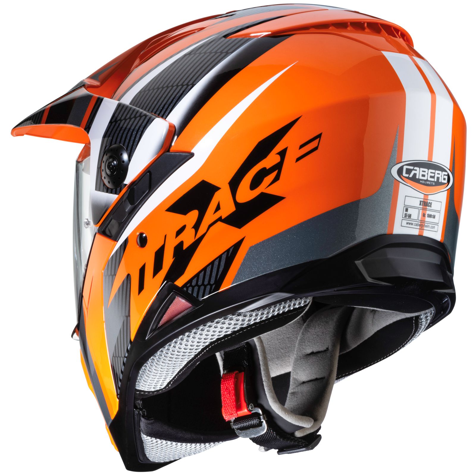 Casco Caberg Xtrace Savana, naranja/negro