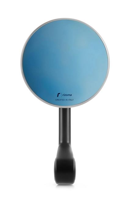 Espejo de manillar RIZOMA E-POP izquierda o derecha para Vespa, negro/gris