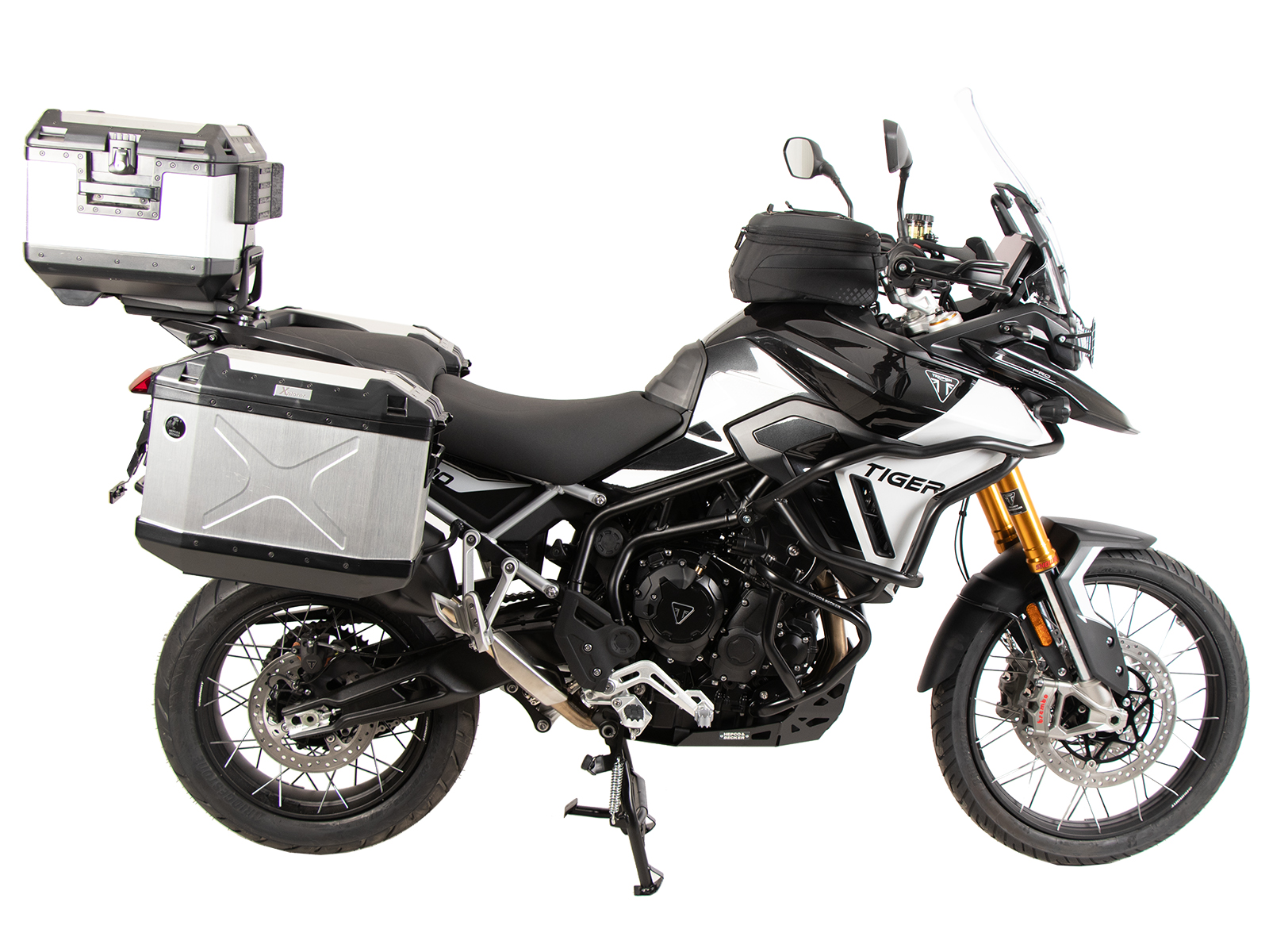 Portamaletas superior de aluminio para Triumph Tiger 900 Rally Pro (24-) Hepco & Becker