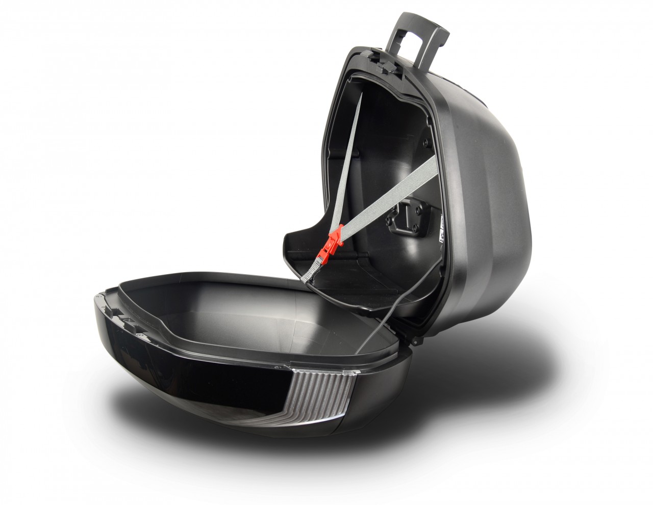 Juego de maletas laterales Shad SH36, negras con cubierta con efecto carbono, 36 l