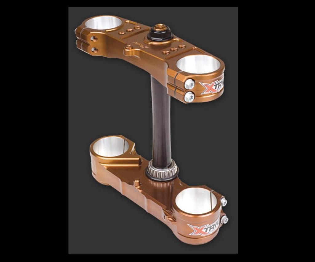 Juego de soportes de horquilla XTrig Triple Clamp M12, manillar 22mm KX450F 2017/ KX450F 2015 Original Kawa