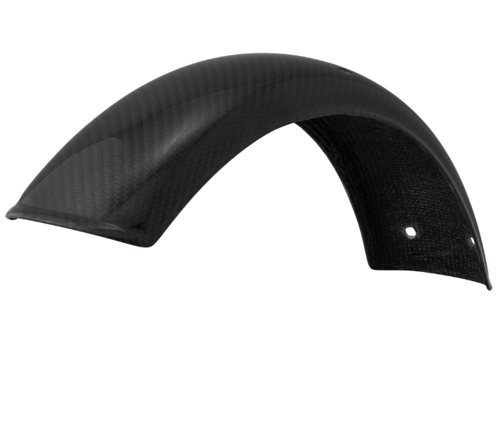 Guardabarros 2.0 Garelli EVO II sin soporte para Vespa PX 80-200cc, carbono transparente