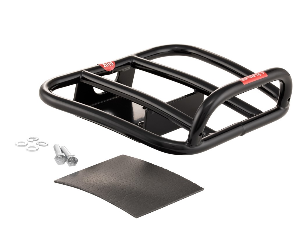Portaequipajes trasero 70's para Vespa GTS / GTS Super HPE 125-300 ('19-), negro brillante