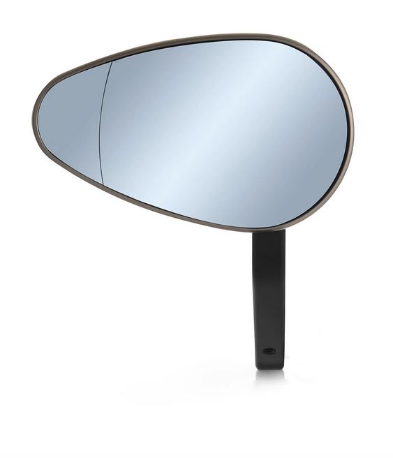 Espejo de extremo de manillar RIZOMA "Reverse Radial" izquierdo o derecho para Vespa, anodizado bronce