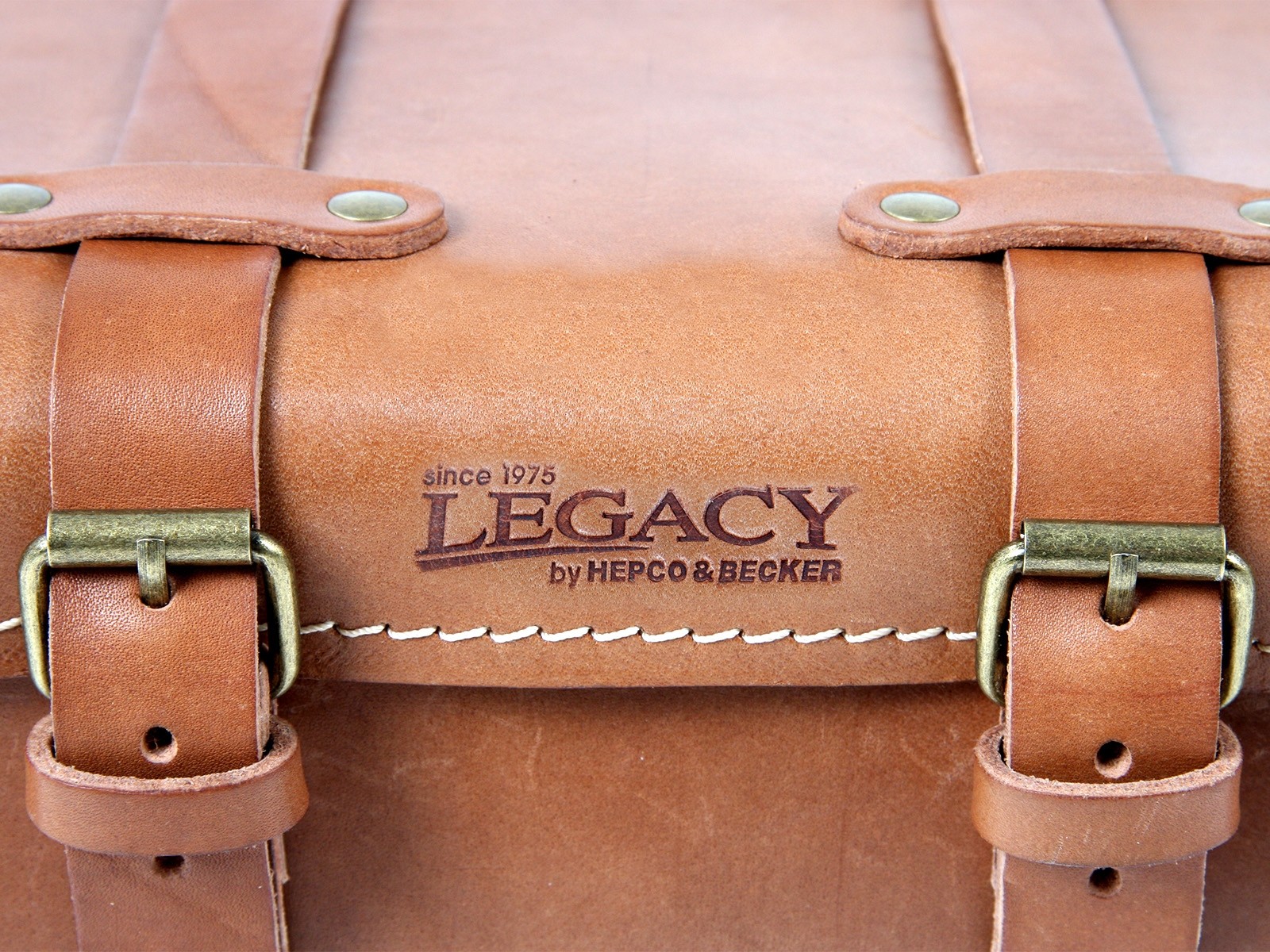 LEGACY bolsa trasera de cuero Hepco & Becker