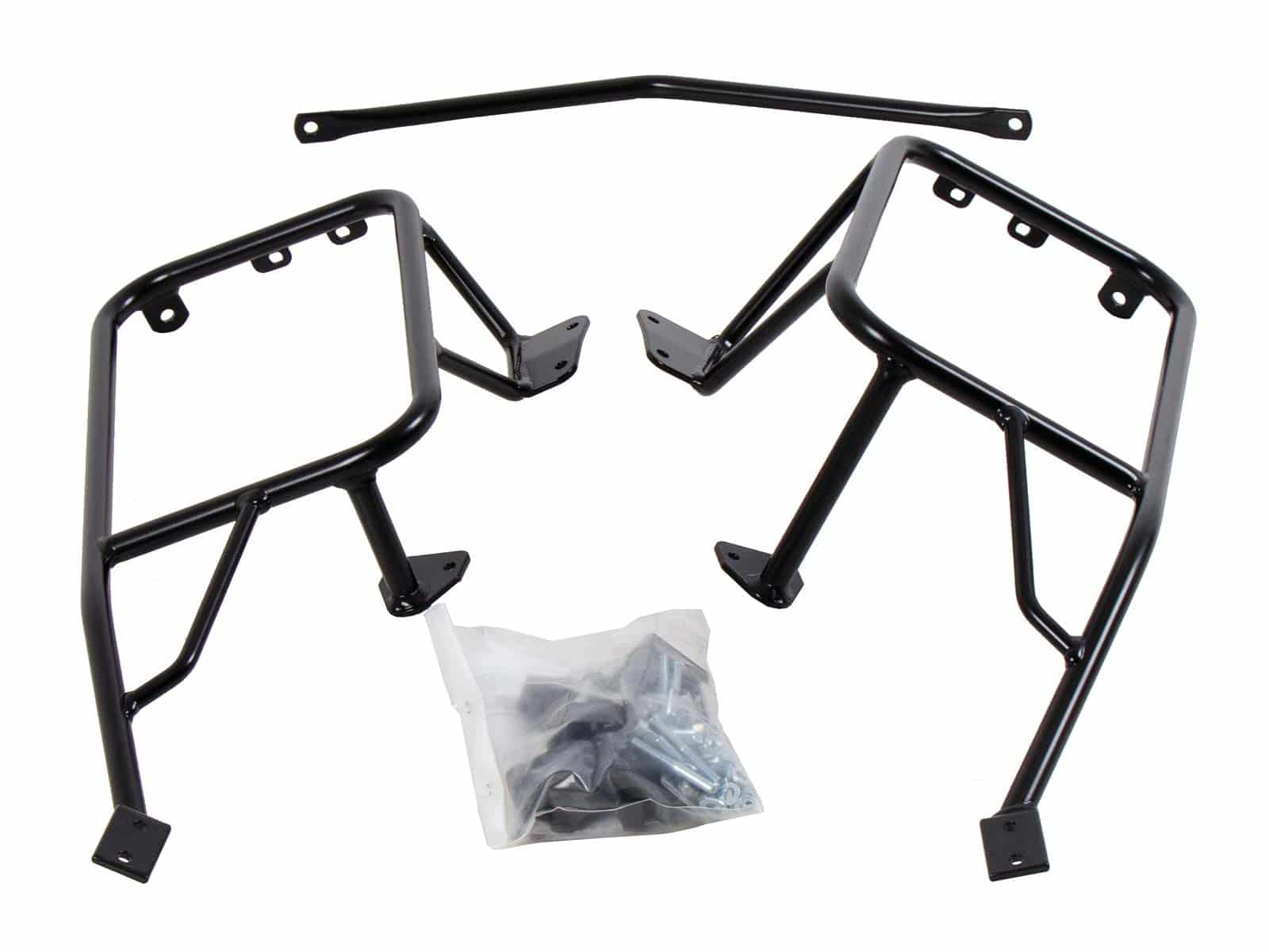 Portamaletas lateral fijo negro para BMW R 1200 GS (04-12) Hepco & Becker