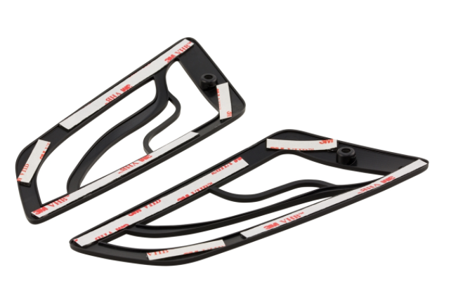 Rejilla indicadora derecha e izquierda, frontal para Vespa GTS/GTS Super/GTV/GT 60/GT/GT L, negro mate