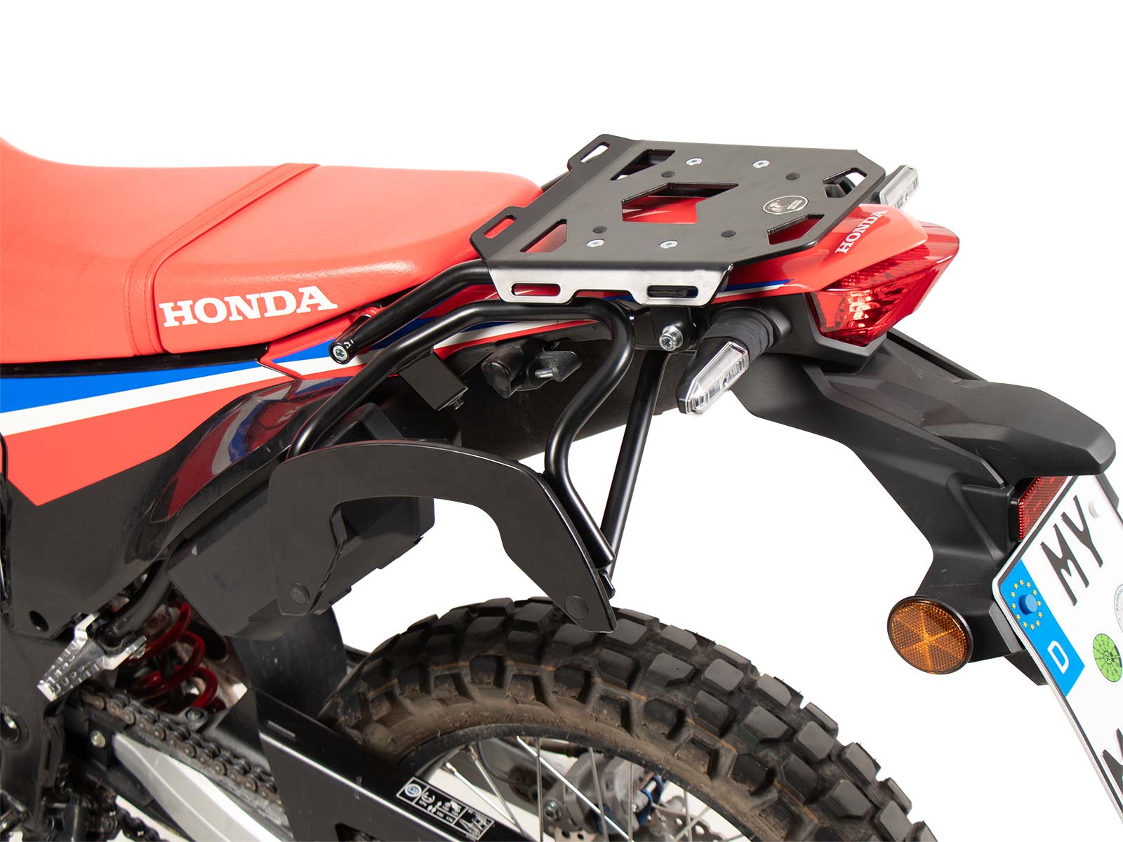 Soporte lateral C-Bow negro para Honda CRF 300 Rally (21-) Hepco & Becker