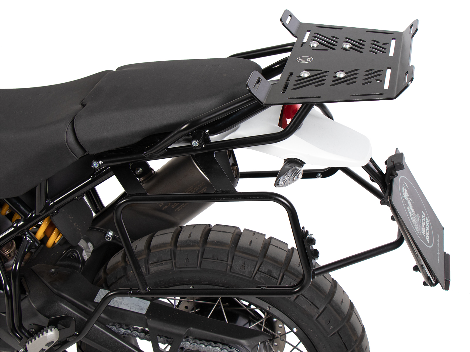 Juego de portamaletas Portamaletas incl. juego de maletas Xplorer Cutout plata para Ducati Desert X Rally (24-)