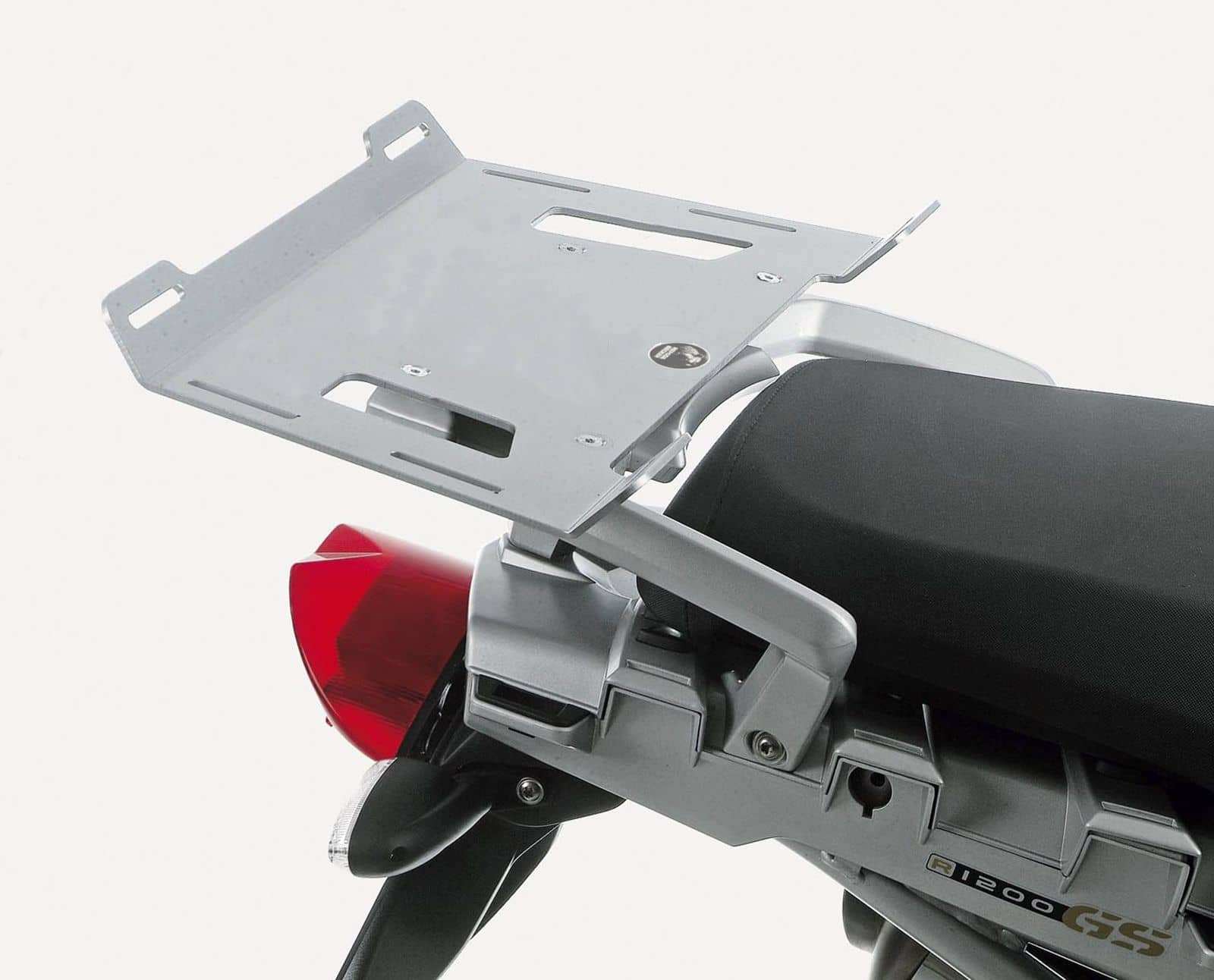 Extensión portaequipajes plata para BMW R 1200 GS (04-12) Hepco & Becker