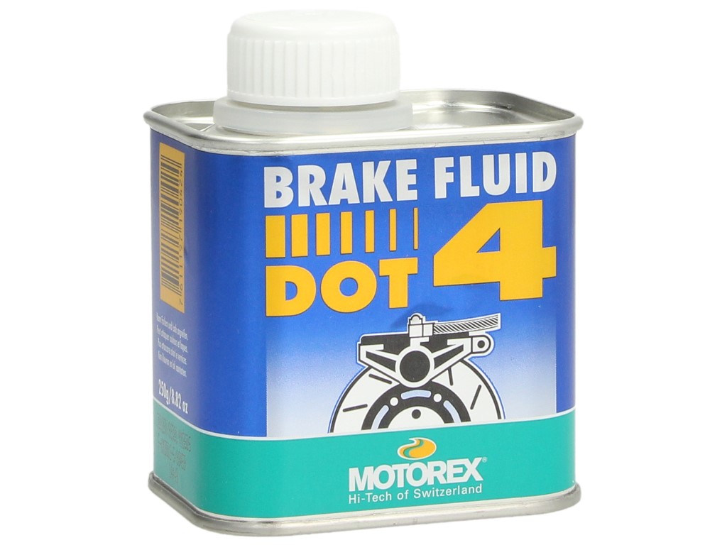 Líquido de frenos Motorex, DOT 4, 0,250 l, transparente, paquete de 12