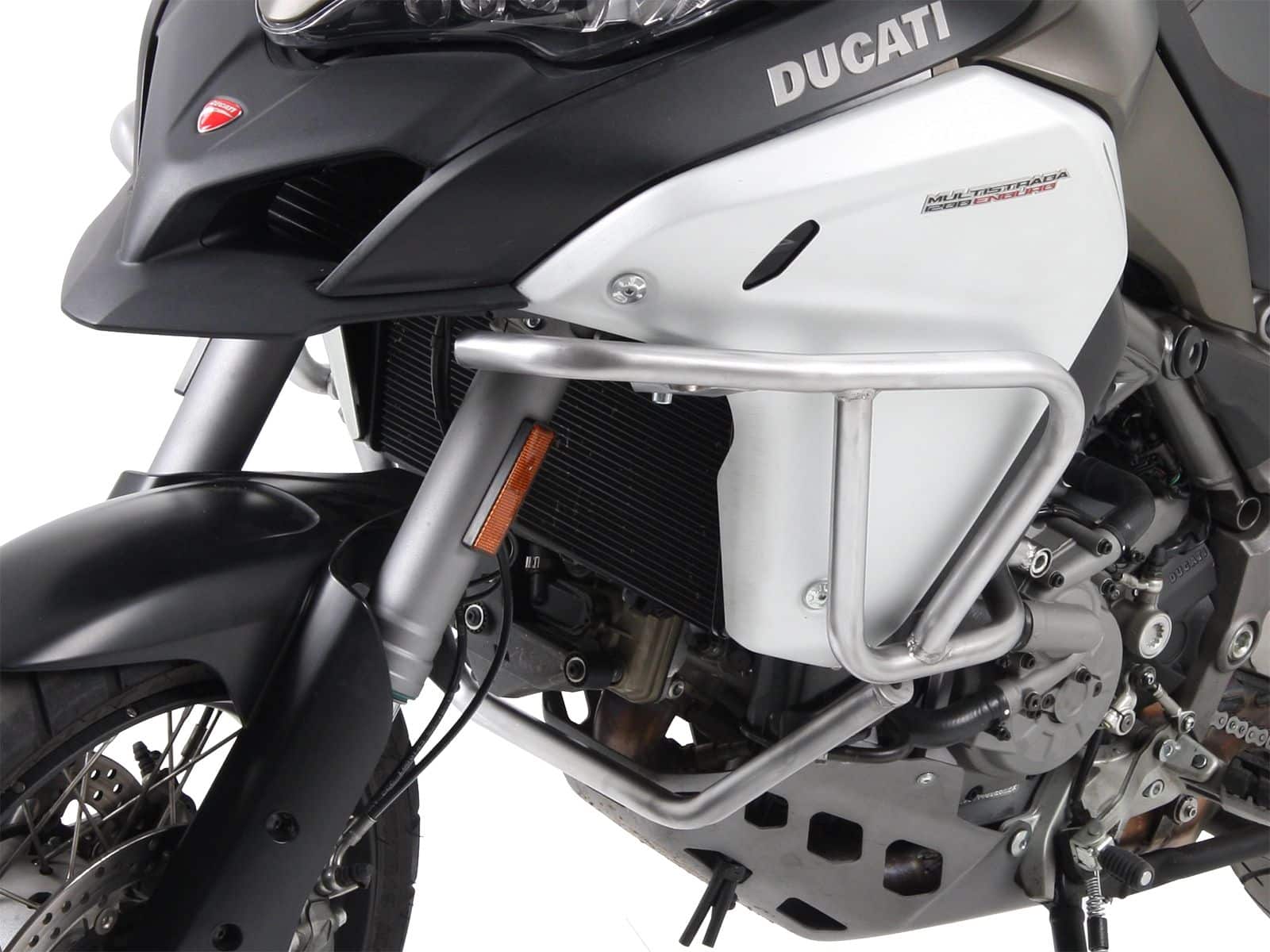 Protector de depósito de acero inoxidable para Ducati Multistrada 1200 Enduro (16-18) Hepco & Becker