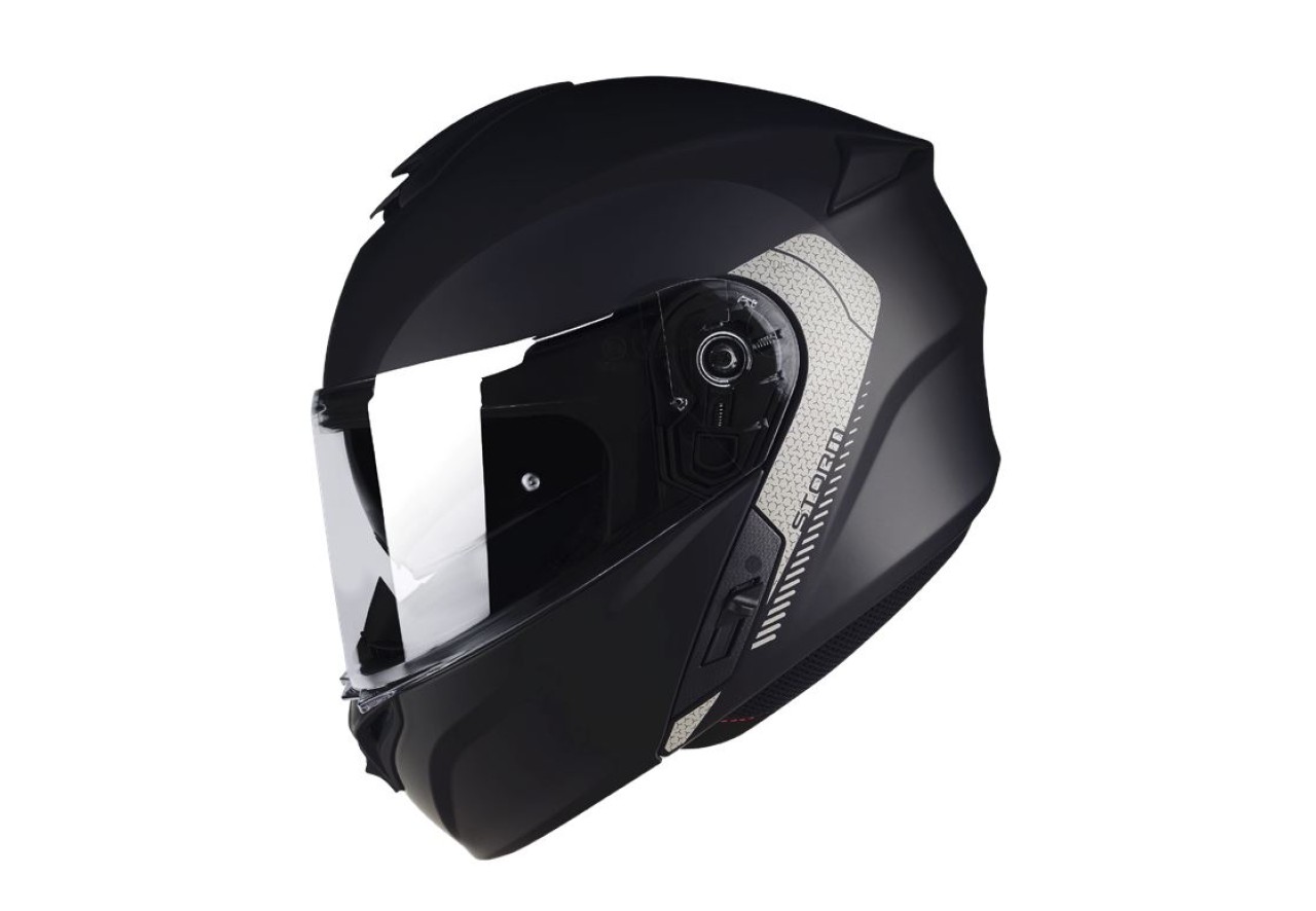 Casco abatible Axxis, Storm SV Solid, negro mate