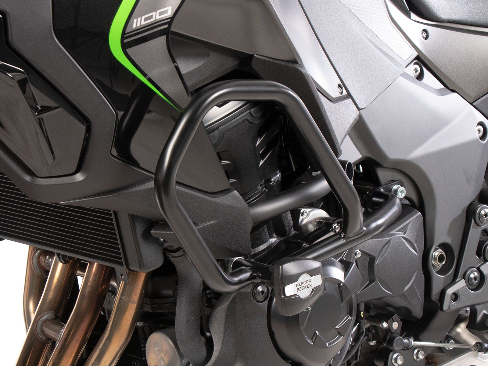 Protector de motor incl. almohadilla de protección para Kawasaki Versys 1100 /SE (25- ) Hepco & Becker