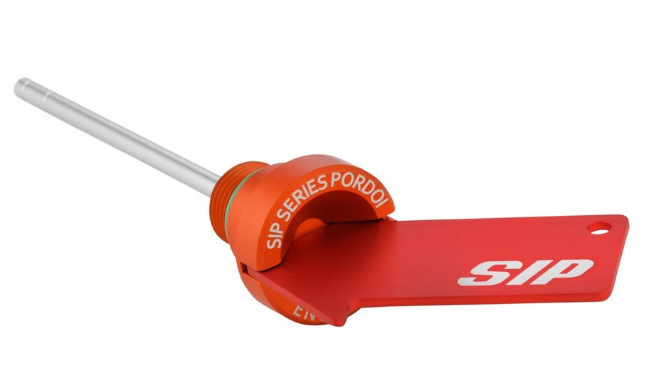 Tapón de llenado de aceite del motor para Vespa GTS/GTS Super/GTV 300cc HPE, naranja mate