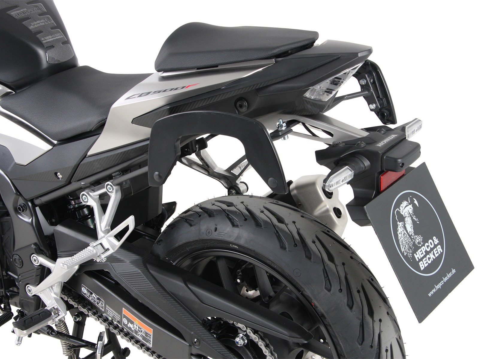 Soporte lateral C-Bow antracita para Honda CB 500 F (19-23) Hepco & Becker