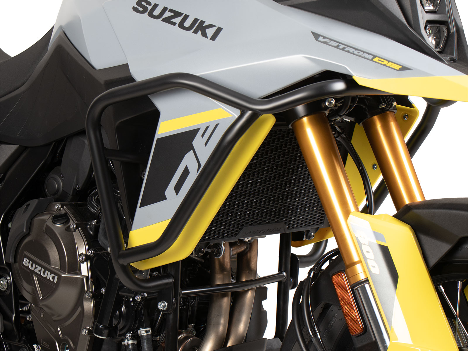 Barra protectora de depósito negra para Suzuki V-Strom 800 (24-) Hepco & Becker