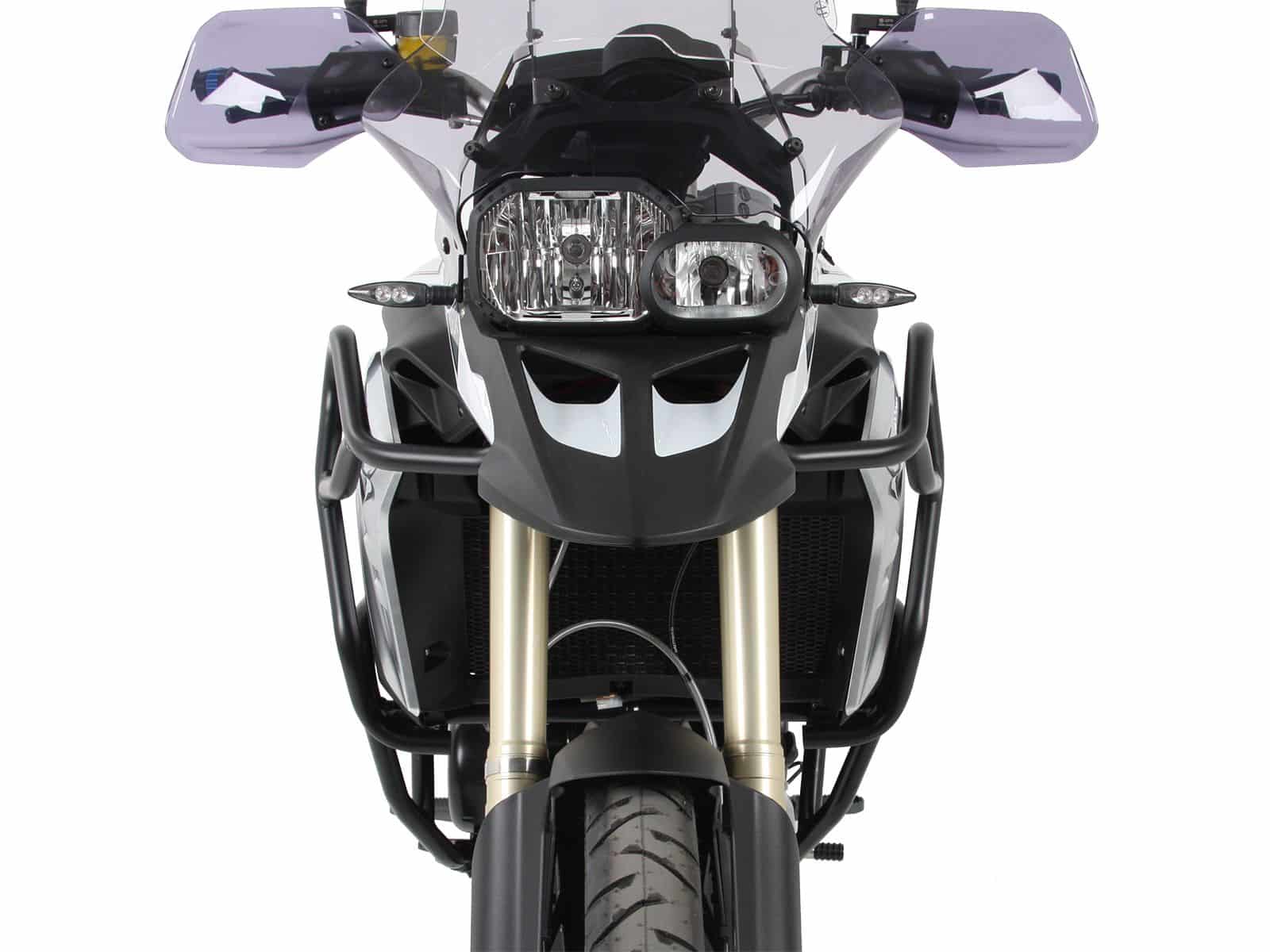 Barra protectora de depósito negra para BMW F 800 GS LC (17-18) Hepco & Becker