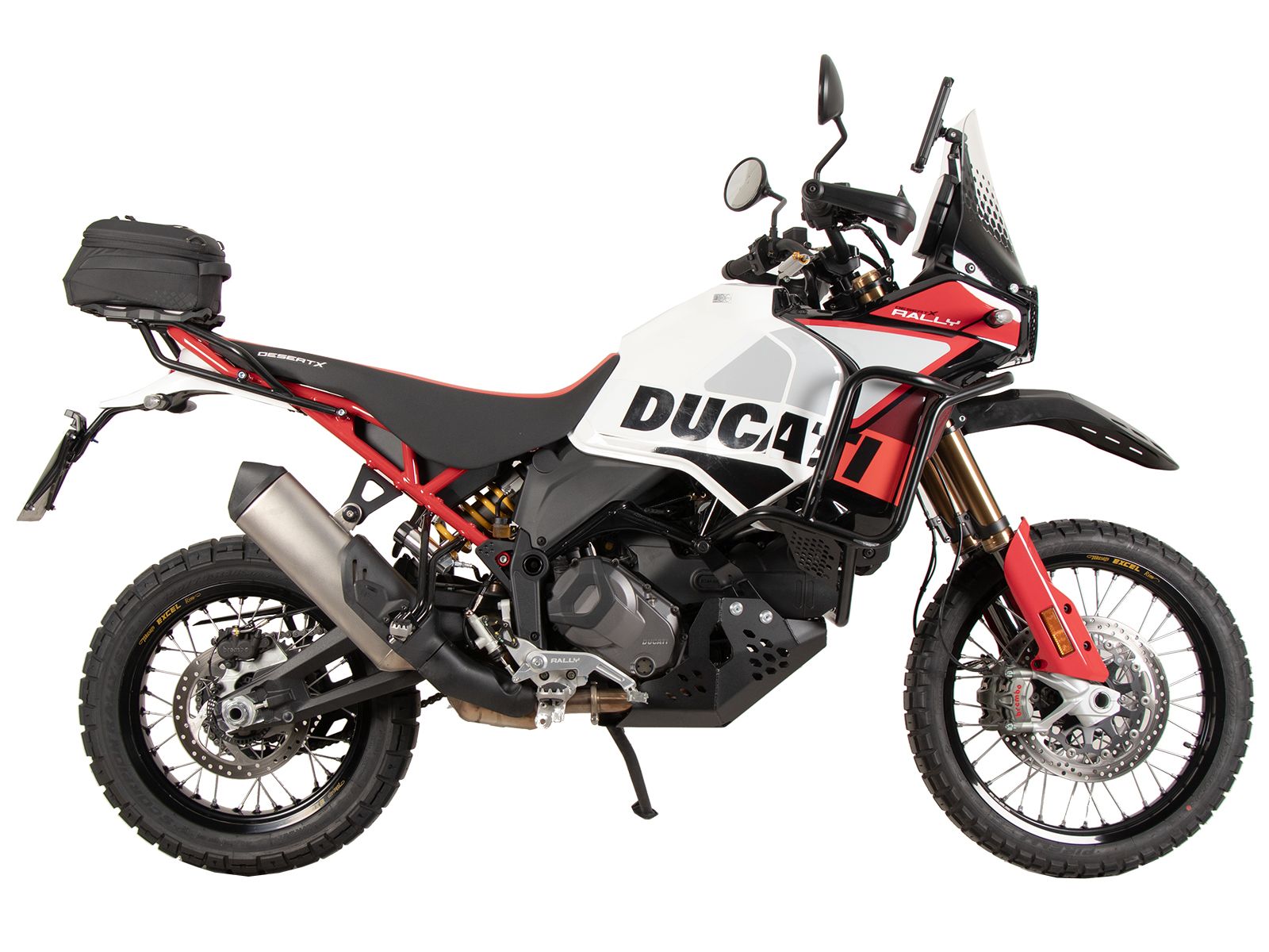 Soporte trasero Smartrack negro para Ducati DesertX (22-) Hepco & Becker