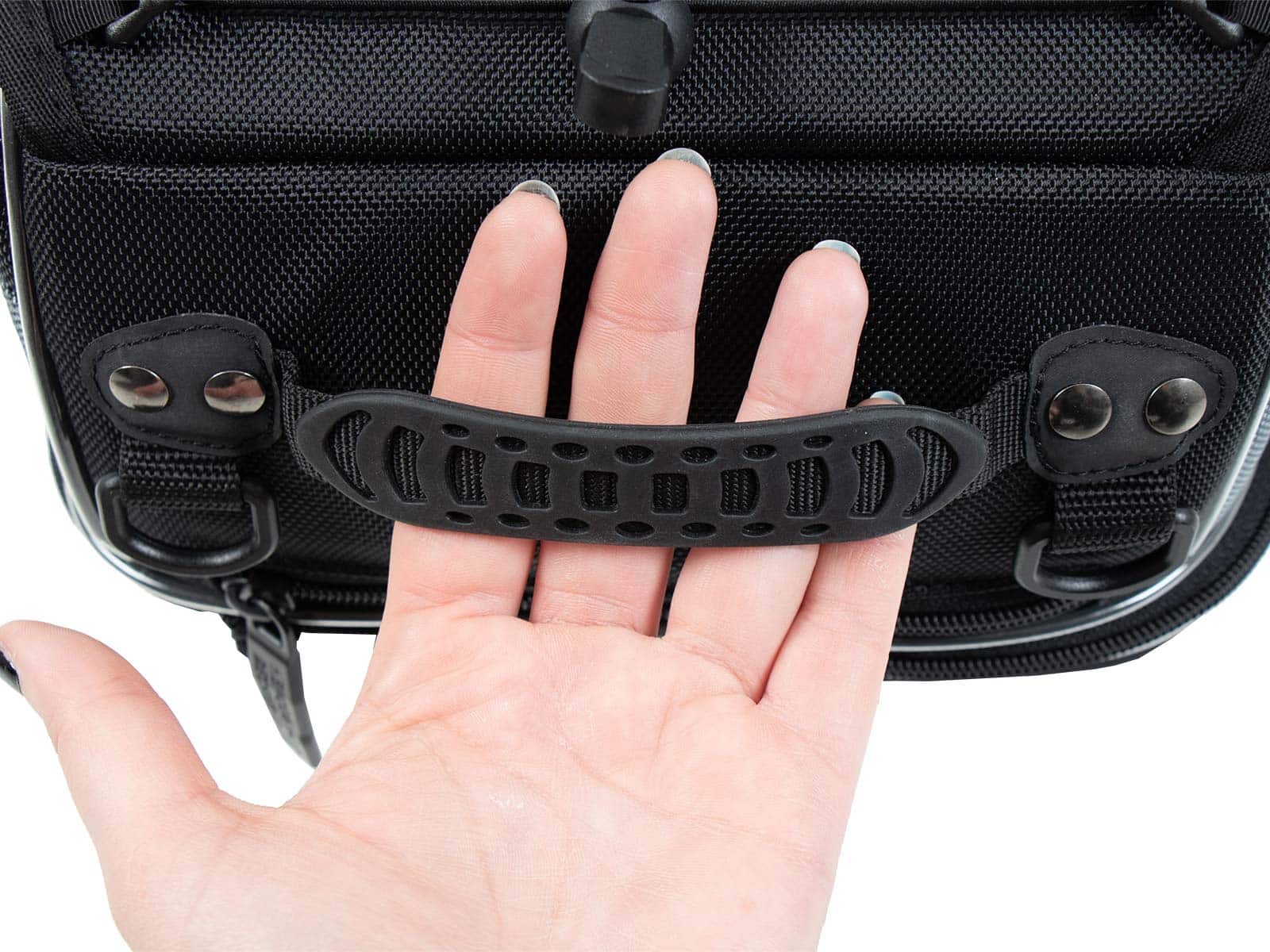 Bolsa trasera Street Basic negra para Sportracks y Smartraks Hepco & Becker