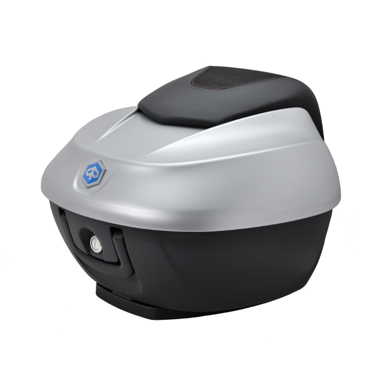 Kit baúl 36 l. gris mate 760/B Original Piaggio para Beverly HPE (incl. placa de montaje)