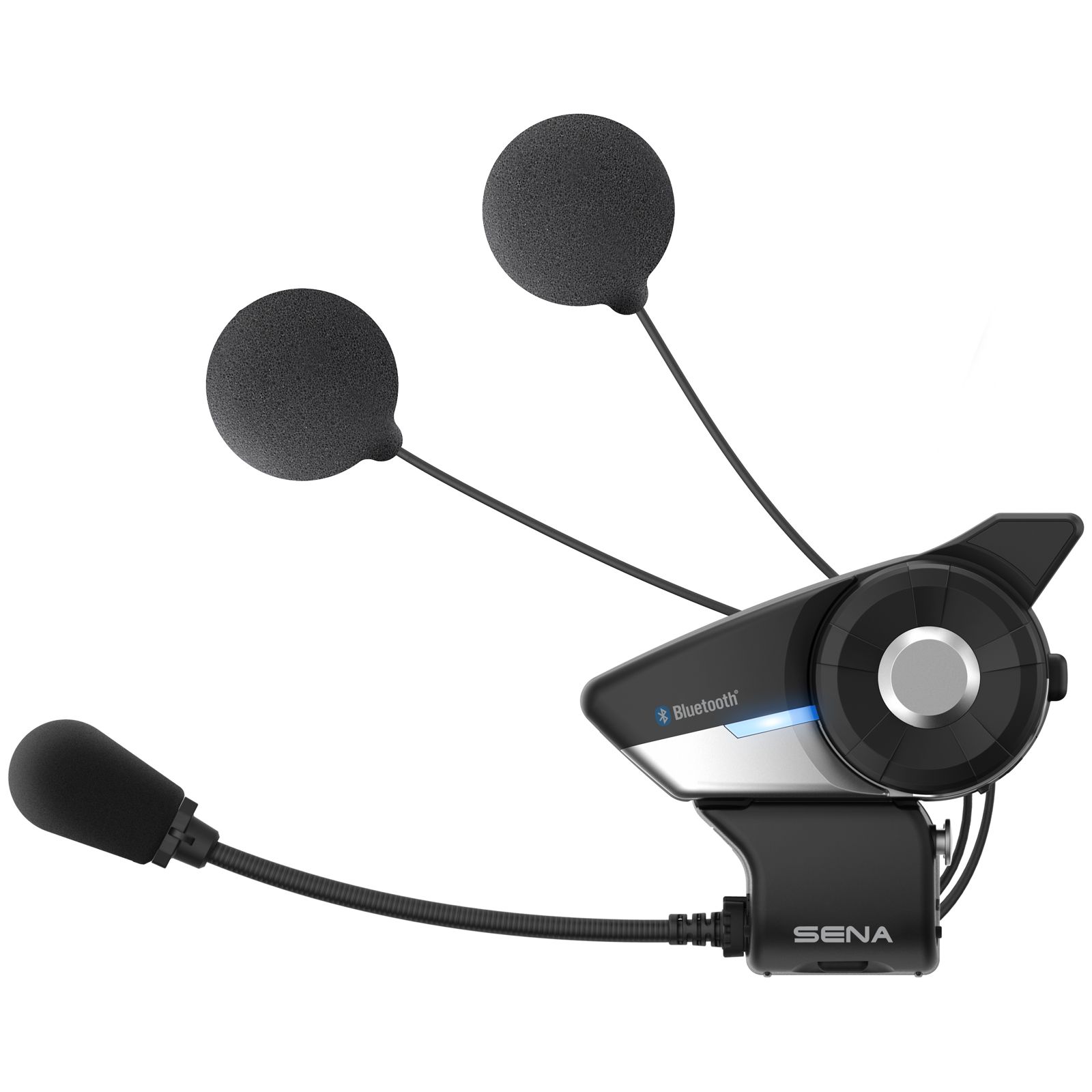SENA 20S Evo conjunto único incl. altavoz HD - Sistema de comunicación Bluetooth para motos
