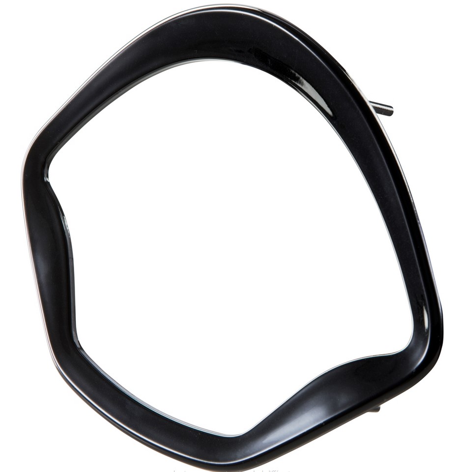 Anillo decorativo velocímetro para Vespa GTS/GTS Super 125-300cc ('14-), negro brillante
