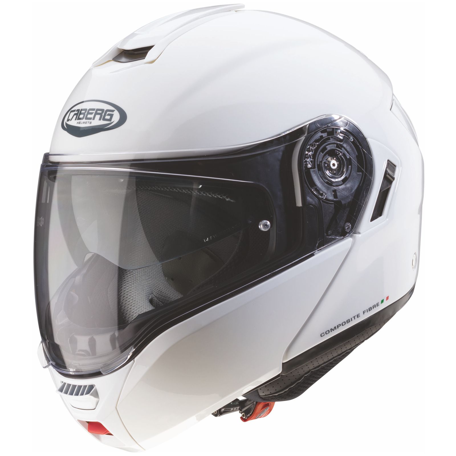 Casco Caberg Levo, blanco metálico