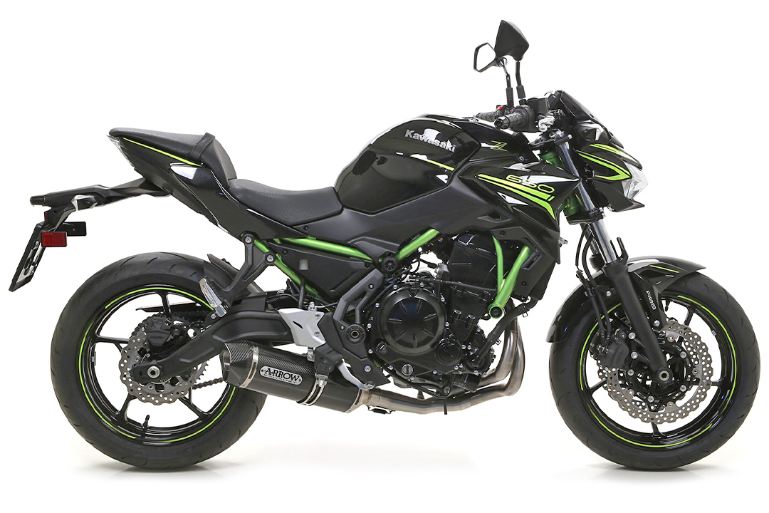ARROW Auspuff RACE TECH für Kawasaki Z650, Ninja 650 und Versys 650 aus Carbon