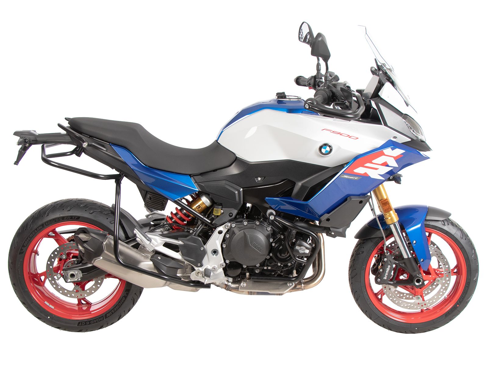 Barra de protección delantera negra para BMW F 900 XR (25-) Hepco & Becker