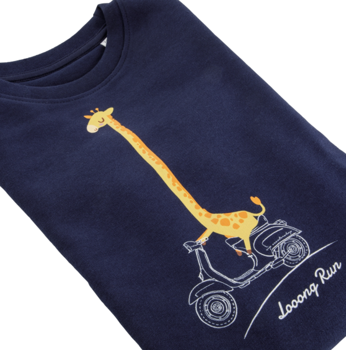 Sudadera para niños "Looong Run", azul
