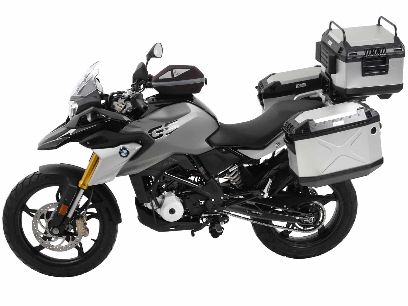 Portamaletas lateral fijo negro para BMW G 310 GS (17-19) Hepco & Becker