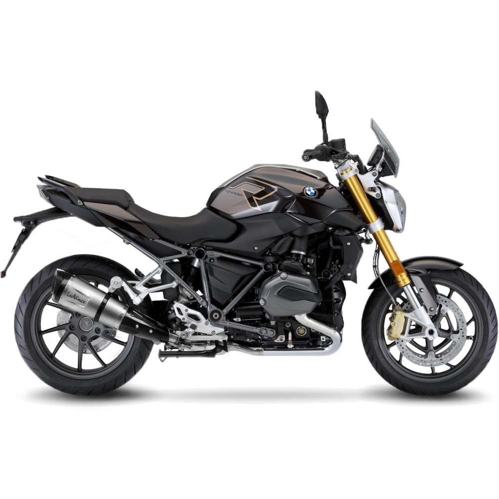 Escape LeoVince Factory S para BMW R 1200 R /RS, acero inoxidable plata, slip on, Euro4, E-certificate