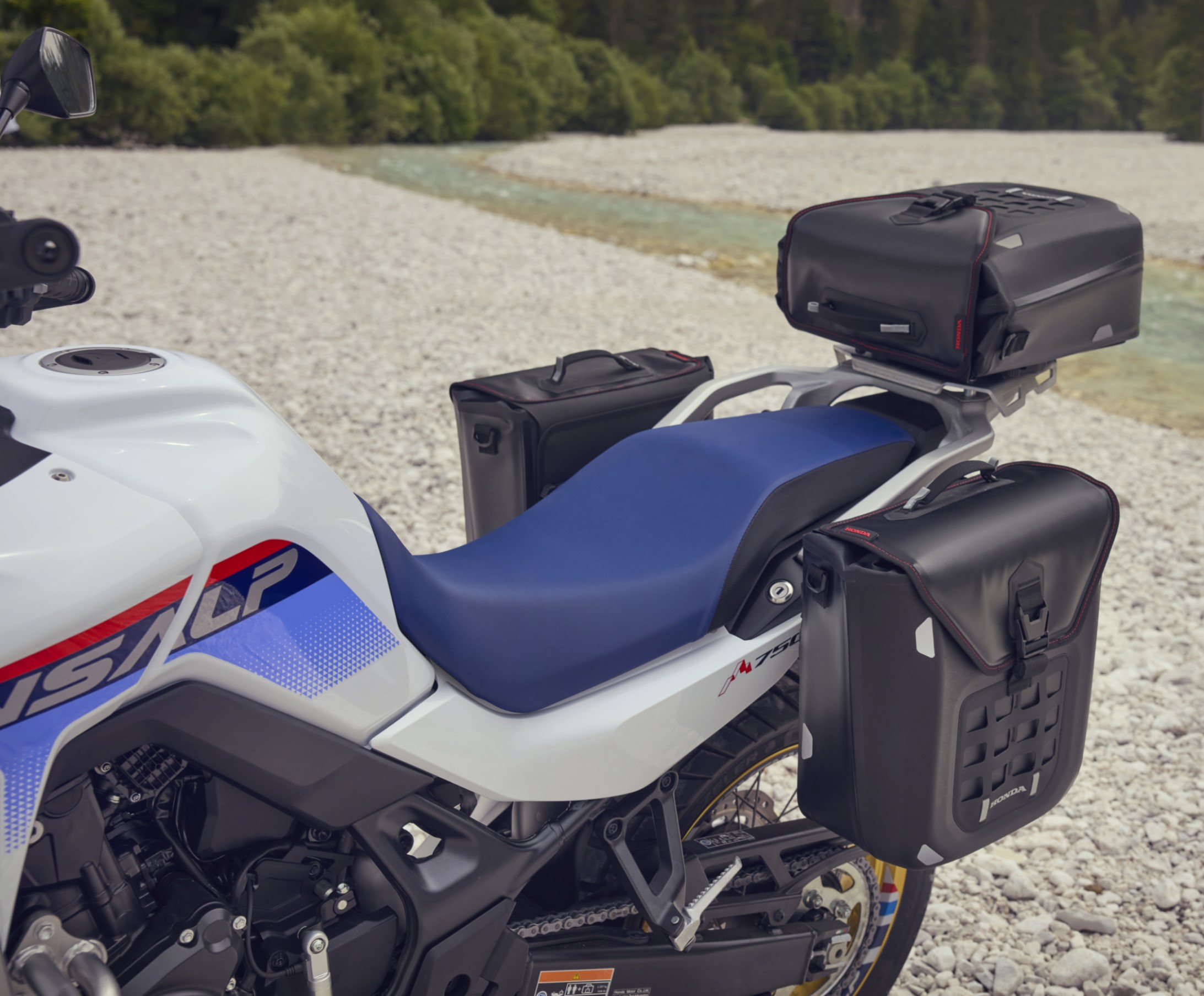 Bolsa lateral izquierda para Honda XL 750 Transalp (25-) Original