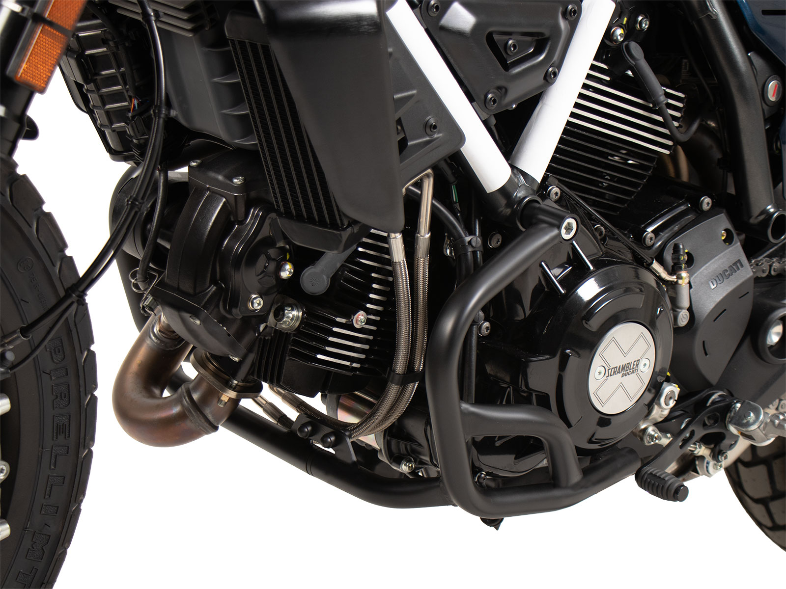 Guardamotor negro para Ducati Scrambler 800 Icon (23-) Hepco & Becker