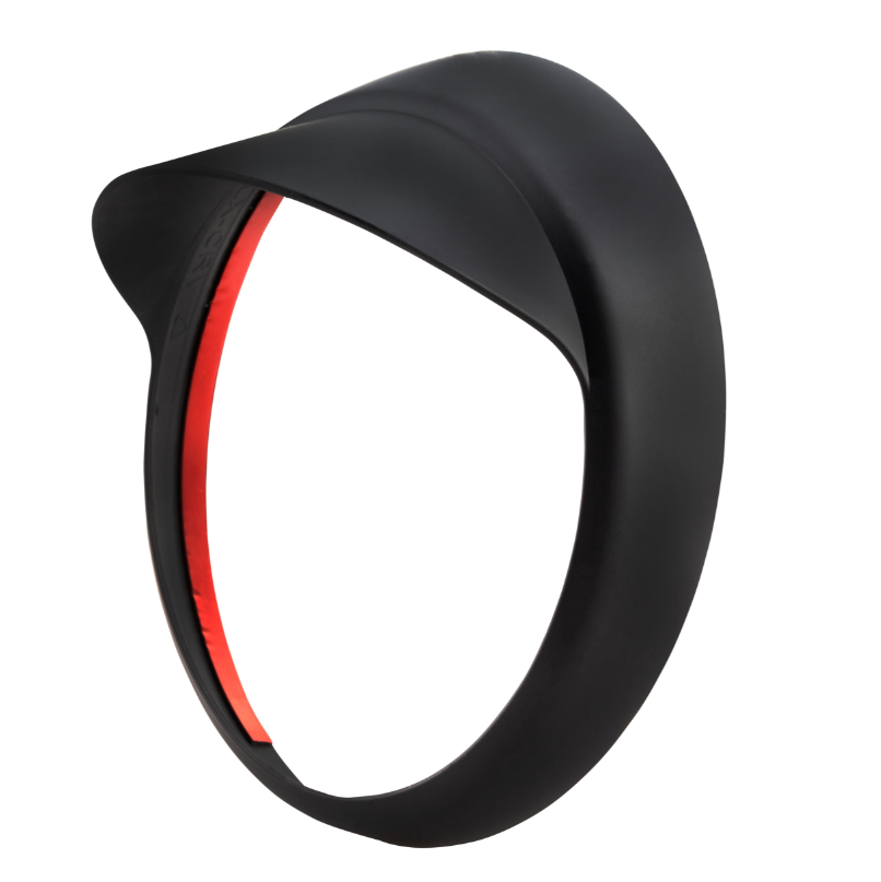 Aro de lámpara con tulipa para Vespa LX 50-150ccm, negro mate