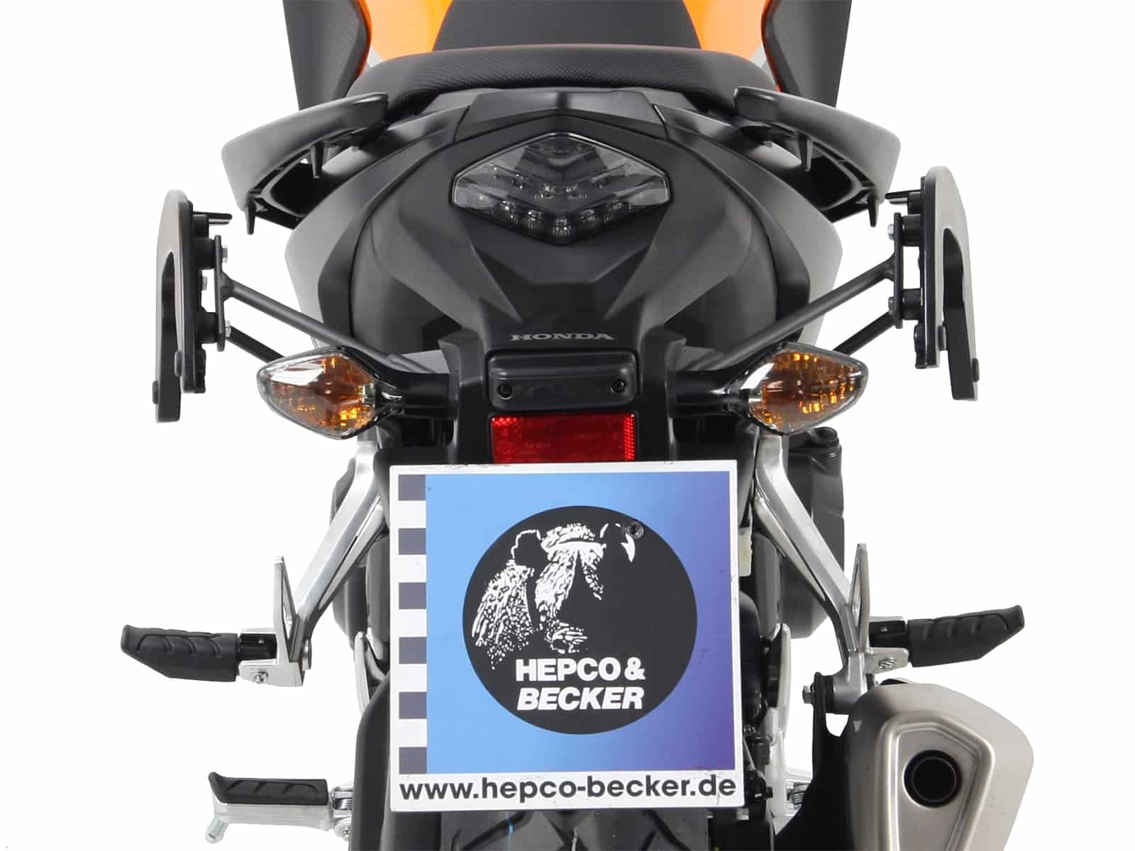 Portabolsas C-Bow antracita para Honda CB 500 X (19-23) Hepco & Becker