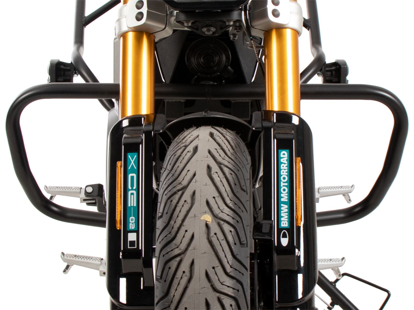 Protector de motor negro para BMW CE 02 (23-) Hepco & Becker