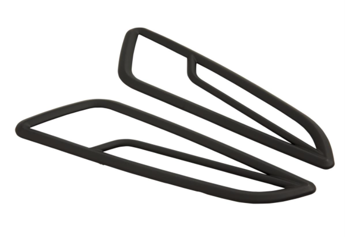 Rejilla indicadora derecha/izquierda, frontal para Vespa Primavera/Sprint 50-150cc 2T/4T AC, negro mate