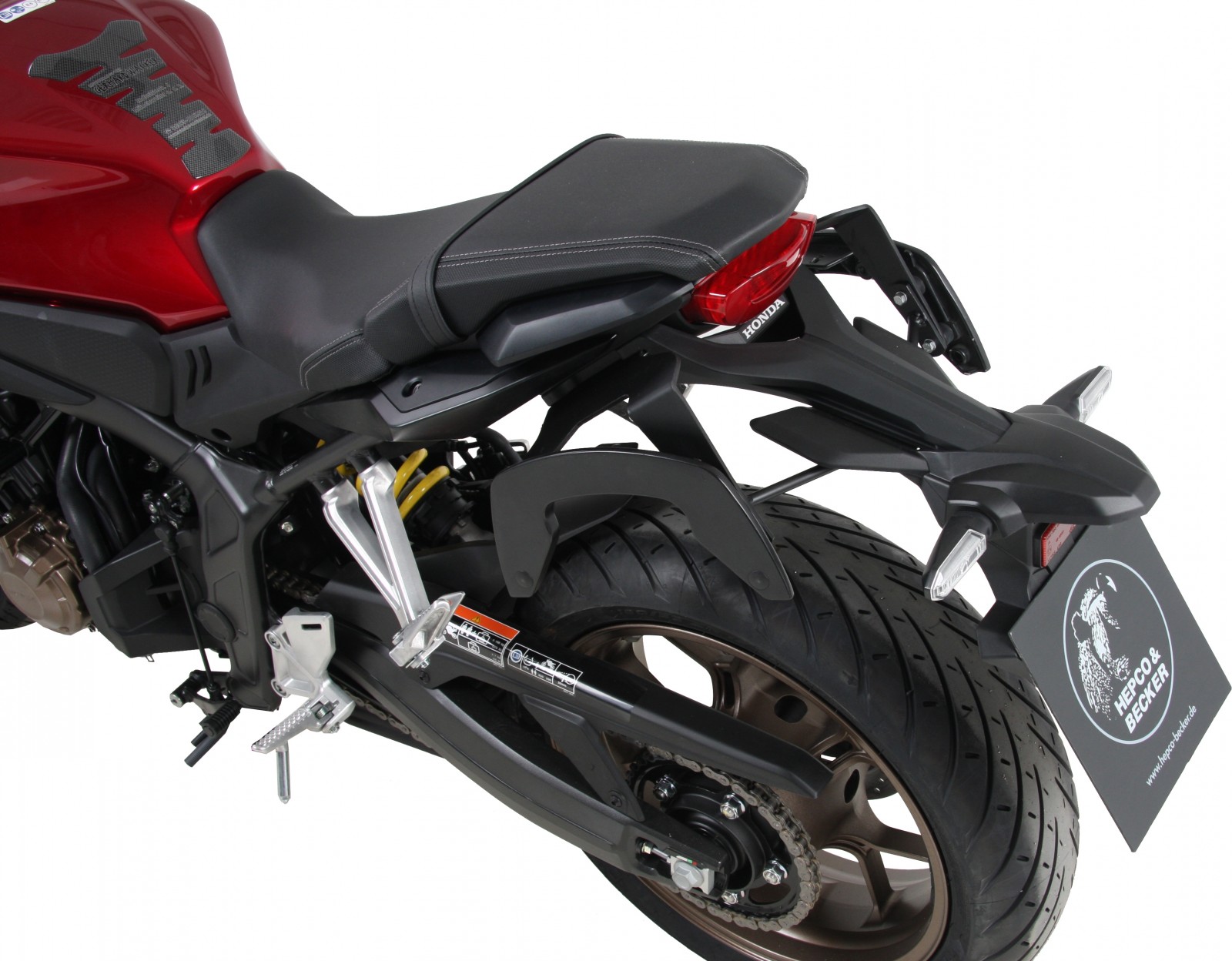Soporte lateral C-Bow antracita para Honda CB 650 R (19-20) Hepco & Becker