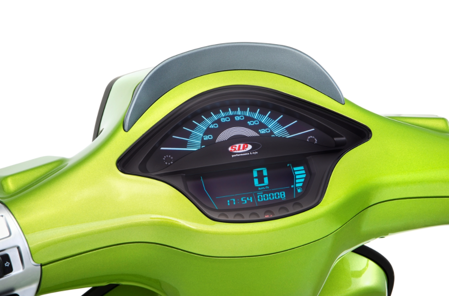 Cuentarrevoluciones/Tacho para Vespa Primavera/Sprint 50-150cc 2T/4T AC, negro