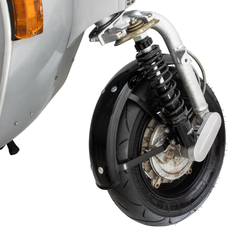 Guardabarros Garelli EVO II para Vespa PX 80-200ccm, GRP, negro