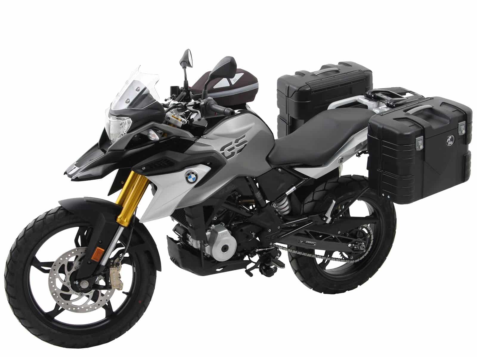Portamaletas lateral fijo negro para BMW G 310 GS (17-19) Hepco & Becker