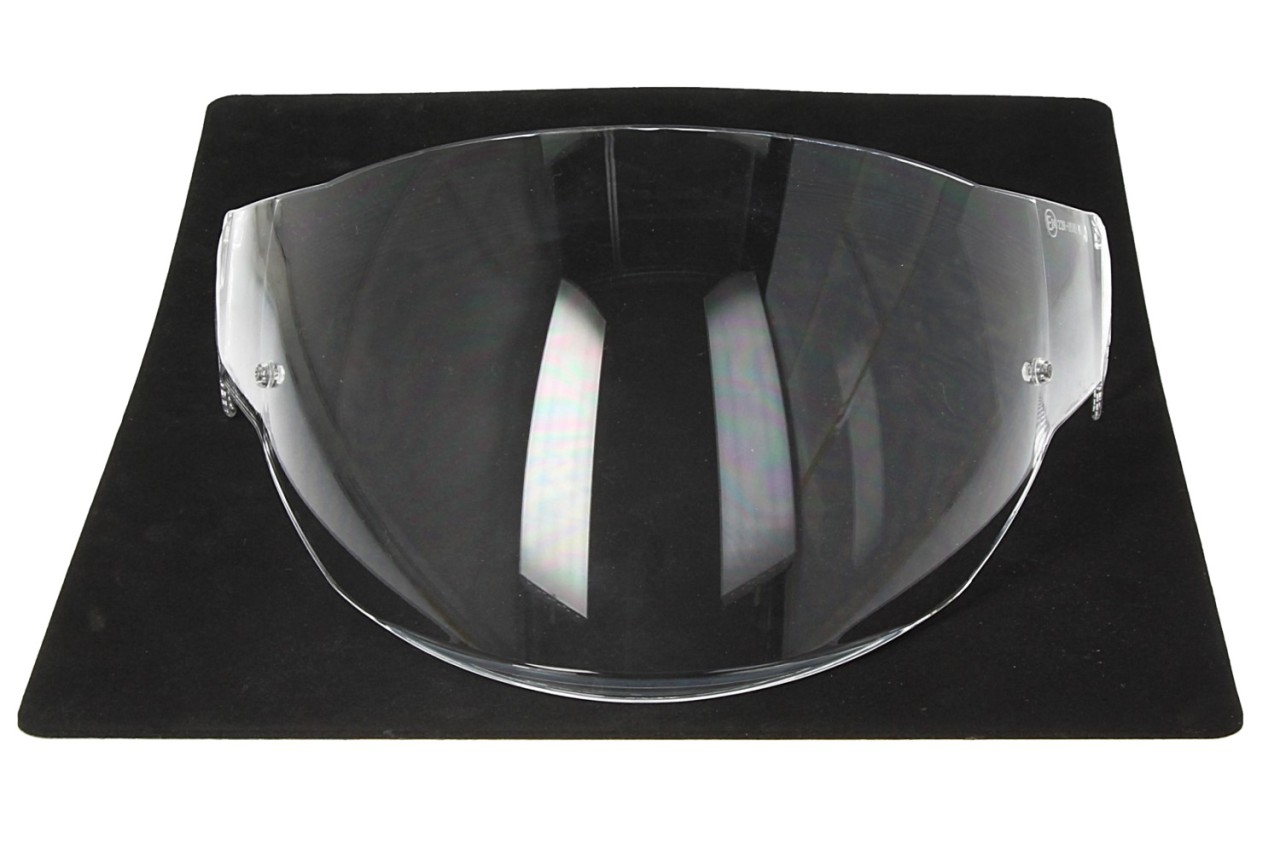 Visera Helmo Milano para Oscuro, transparente, resistente a los arañazos, antivaho