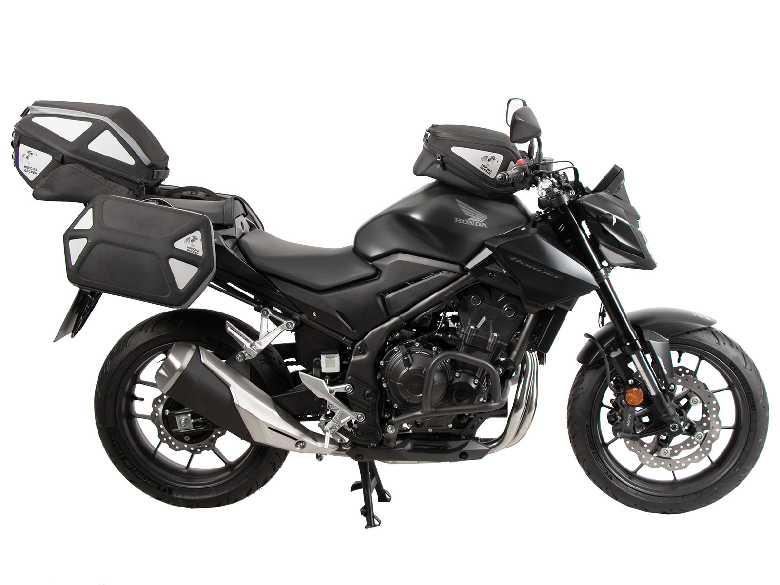 Soporte lateral C-Bow antracita para Honda CB 500 Hornet (24-) Hepco & Becker